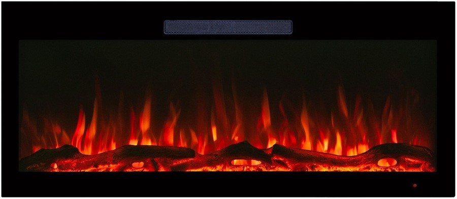 Линейный электрокамин Real-Flame SANTI D42 AO с очагом DIAMOND 42