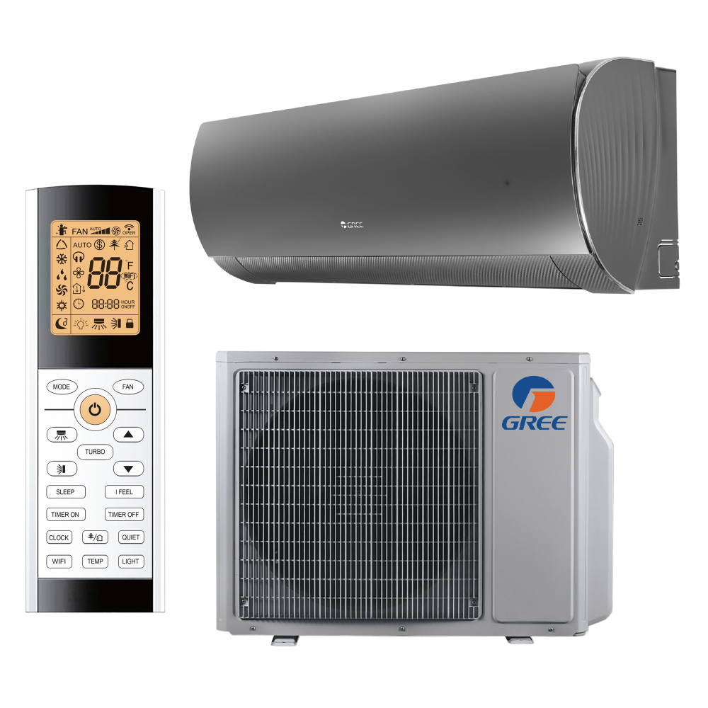 Кондиционер Gree Lyra GWH12ACC-K6DNA1F(black)