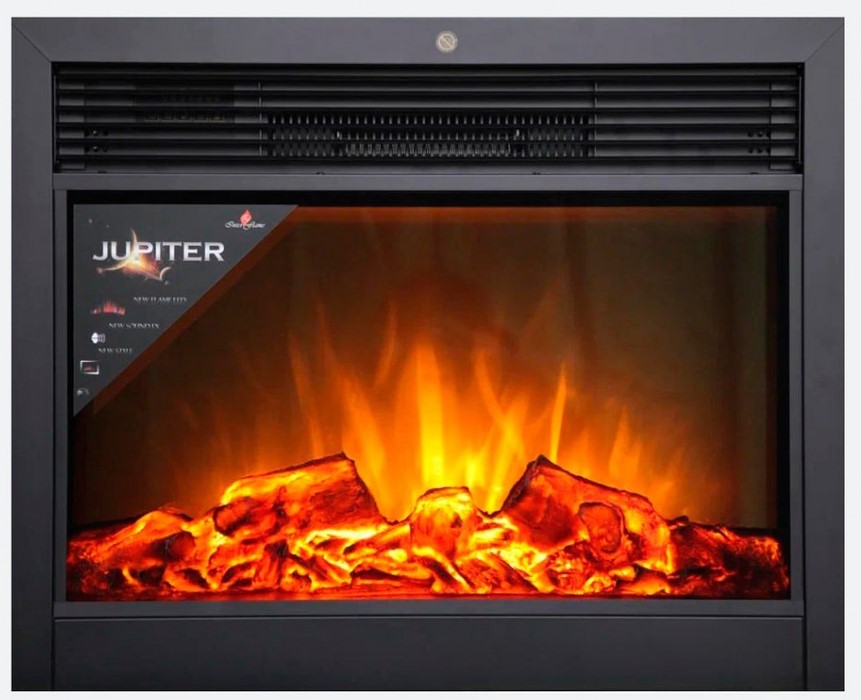 Широкий очаг 2D InterFlame Jupiter FX