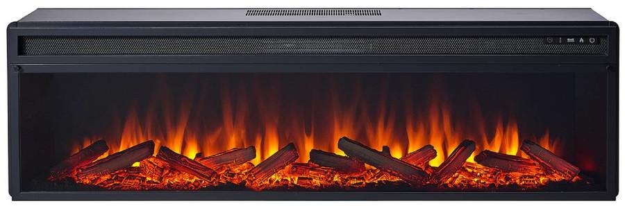 Линейный электрокамин Royal Flame Sparta 60 (белый) с очагом Vision 60 LOG LED