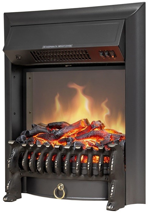 Электрокамин с классическим очагом 2D Royal Flame Sorrento с очагом Fobos FX Black/Brass