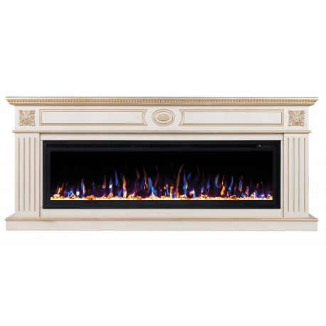 Линейный электрокамин Real-Flame Siena 60 с очагом Saphir 60