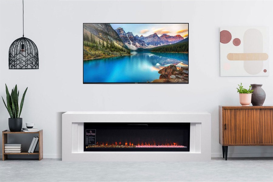 Линейный электрокамин Royal Flame Line с очагом Vision 42 LED