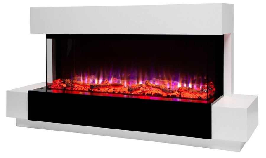 Линейный электрокамин Real-Flame Houston 50 (WT-P551) с очагом Onyx 50