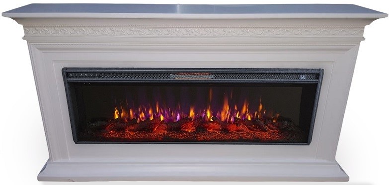 Линейный электрокамин InterFlame Тайлер с очагом FreeSpace 50 LED FX QZ