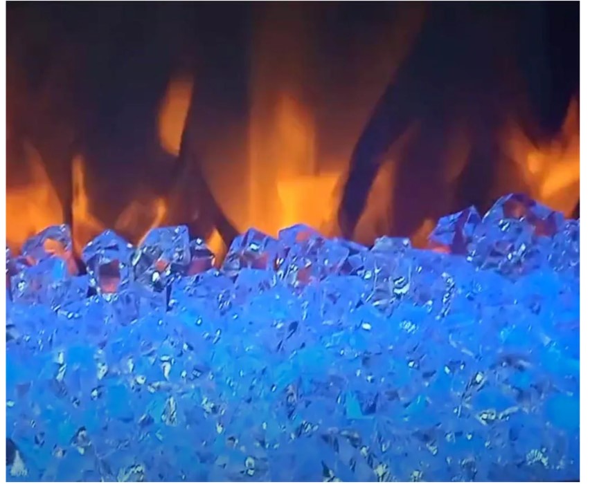 Линейный электрокамин Royal Flame BERGEN темная олива c очагом Vision 42 LED