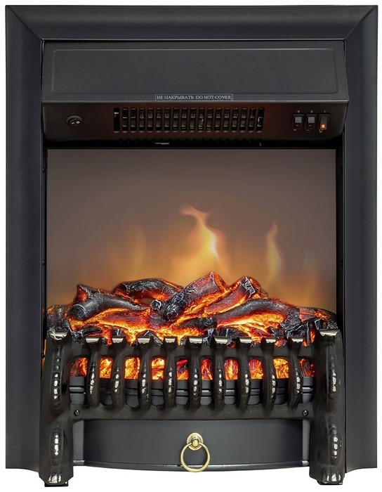 Электрокамин с классическим очагом 2D Royal Flame Sorrento с очагом Fobos FX Black/Brass