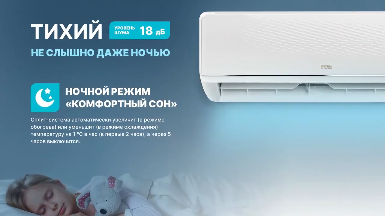 Кондиционер Centek CT-65FDC07