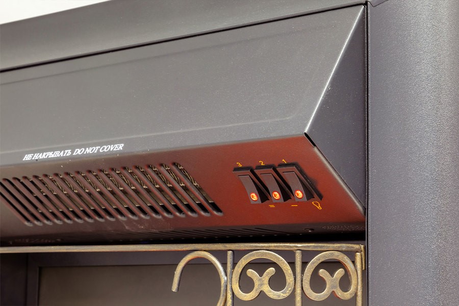 Электрокамин с классическим очагом 2D Royal Flame Sorrento с очагом Majestic FX Brass/Black