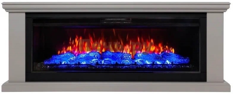 Линейный электрокамин Real-Flame MIRANDA BG-P616 с очагом Joker 52
