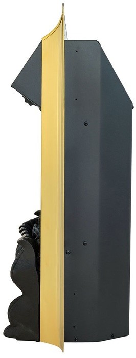 Электрокамин с классическим очагом 2D Royal Flame Sorrento с очагом Fobos FX Black/Brass