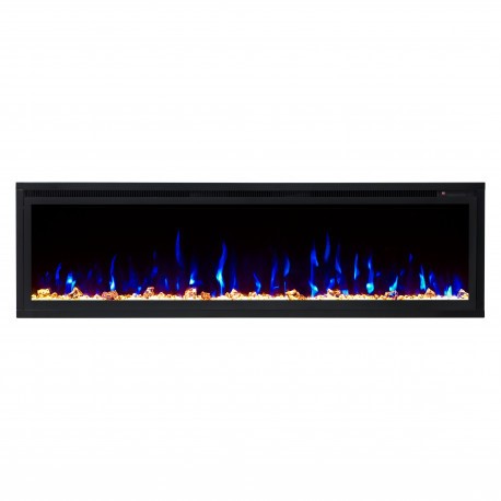 Линейный электрокамин Real-Flame CONTEMPO 60 WT с очагом SAPHIR 60