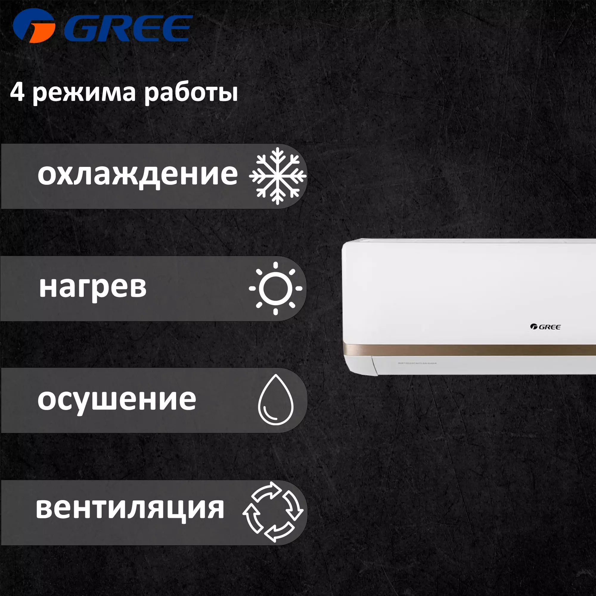 Кондиционер Gree Bora GWH24AADXE-K6DNA2A