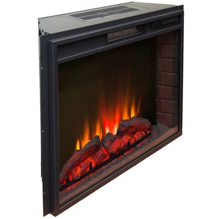 Камин угловой для дома электрический Real-Flame Athena Corner GR STD/EUG/24 WT с очагом Sparta 25,5 LED