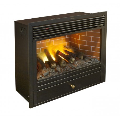 Электрокамин с широким очагом 3D Real-Flame Mirra 26 WT с очагом 3D Novara