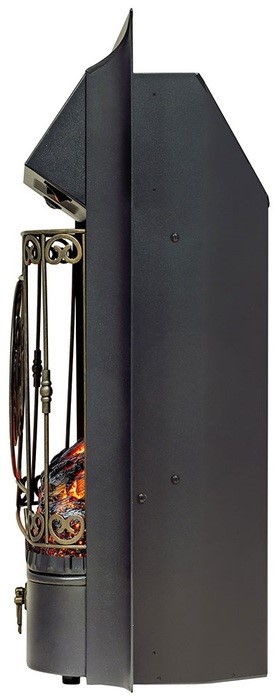 Электрокамин с классическим очагом 2D Royal Flame Sorrento с очагом Majestic FX Brass/Black