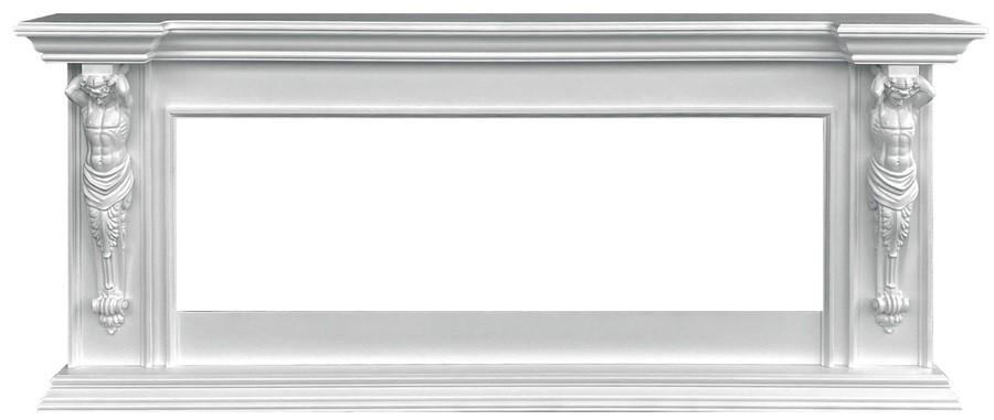 Линейный электрокамин Royal Flame Sparta 60 (белый) с очагом Vision 60 LED