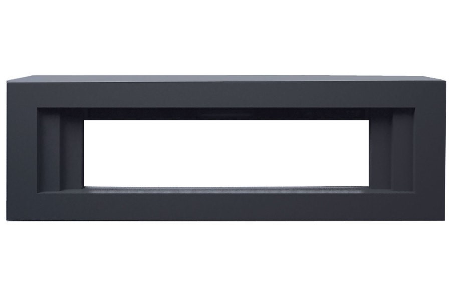 Линейный электрокамин Royal Flame Line Graphite Grey 60 (серый графит) с очагом Vision 60 LOG LED