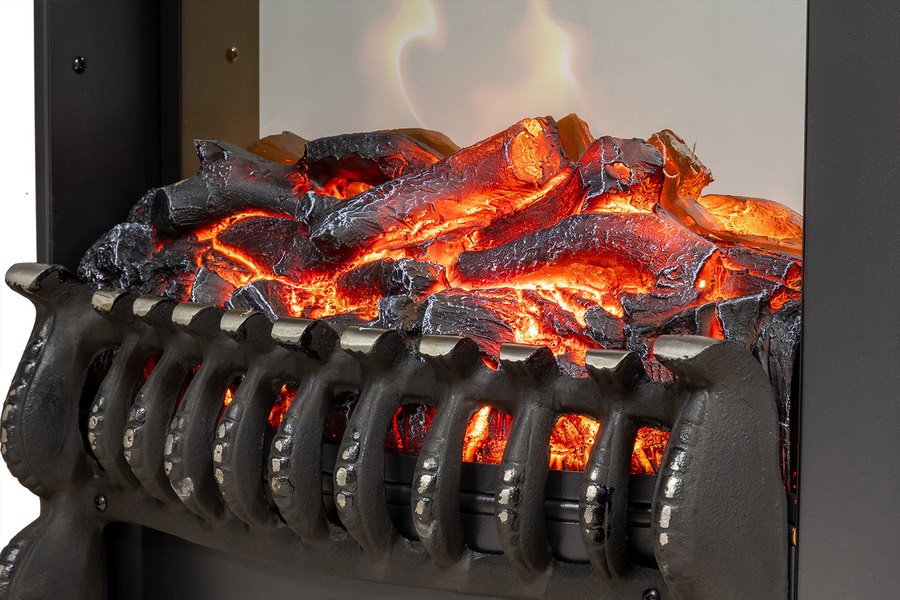 Электрокамин с классическим очагом 2D Royal Flame Sorrento с очагом Fobos FX Black/Brass