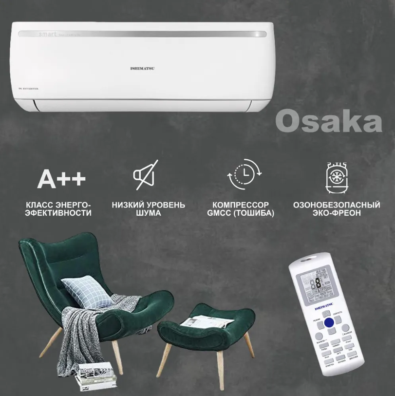 Кондиционер ISHIMATSU AVK-24I WIFI