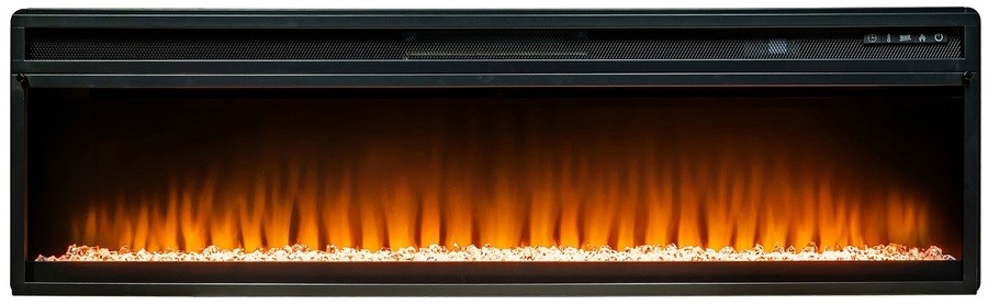 Линейный электрокамин Royal Flame Sparta 60 (белый) с очагом Vision 60 LED